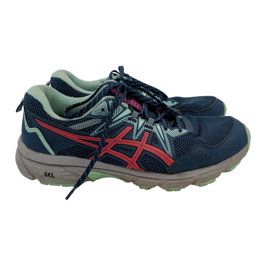 ASICS Gel-Venture 8 Womens Trail Running Shoes Blue Pink 1012B230 Size 10